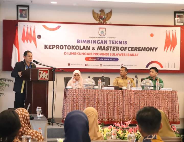 Pemprov Sulbar Gelar Bimtek Keprotokolan dan MC